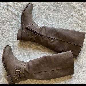 JustFab Tall Brown Boots